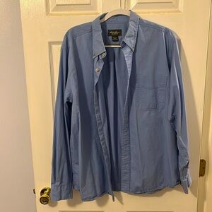 Eddie Bauer Vintage Button Down Shirt. Large
